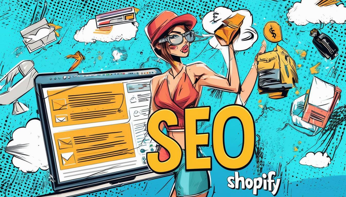 An image of a comprehensive guide to Shopify SEO 